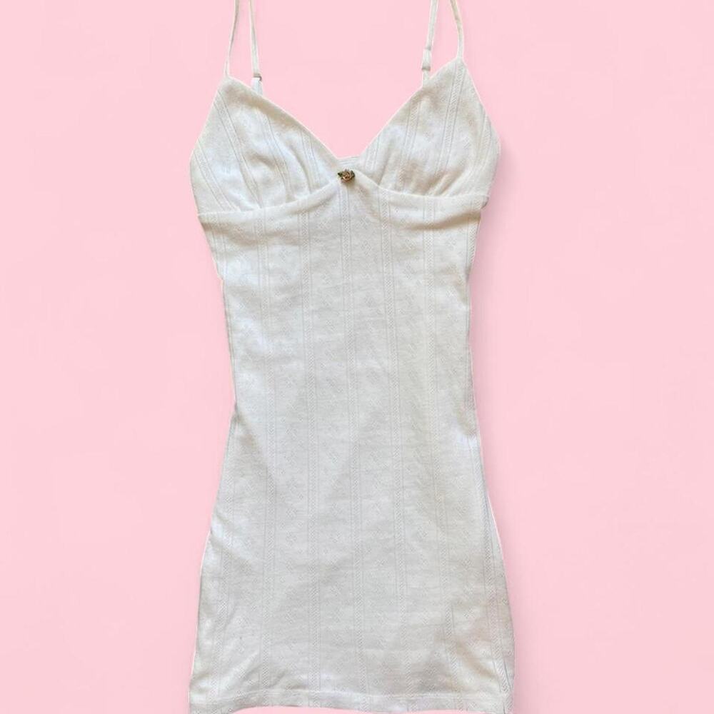 Princess polly white mini bodycon dress